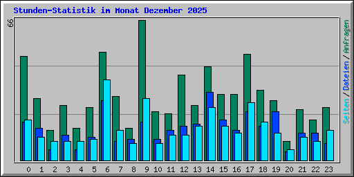 Stunden-Statistik im Monat Dezember 2025