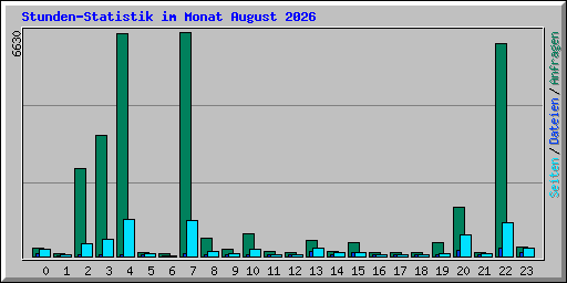 Stunden-Statistik im Monat August 2026